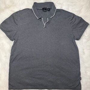 Hugo Boss Slim Fit Polo Shirt Gray | Men’s Size L Slim Fit | Designer Casual